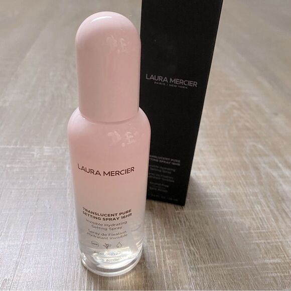 LAURA MERCIER NWT Translucent Pure Hydrating Setting Spray Makeup Fix 16hr NIB - Picture 2 of 7